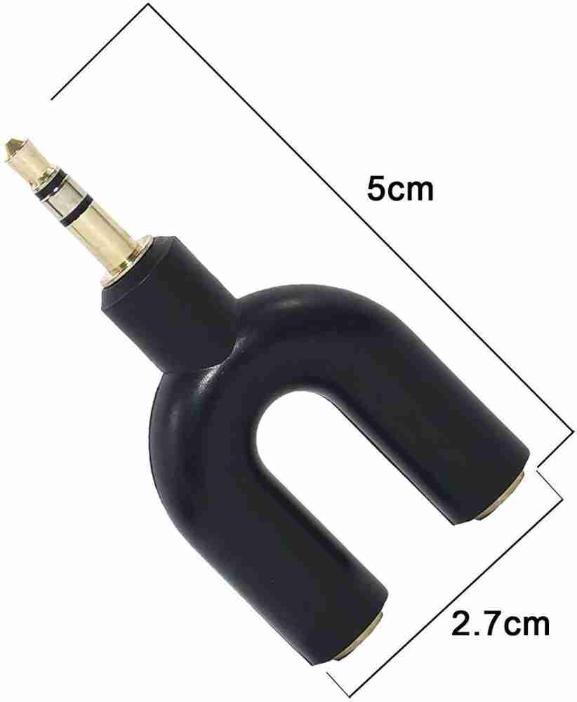 3.5mm Stereo Male Plug / Dual RCA Male Plug Adapter Y-Cable - 0.5 ft
