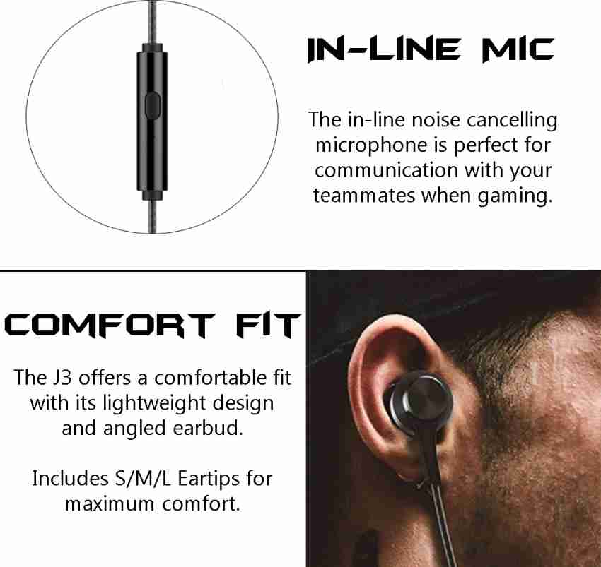 HiFuture J3 Metal Gaming Earphones Wired Gaming Headset Price in