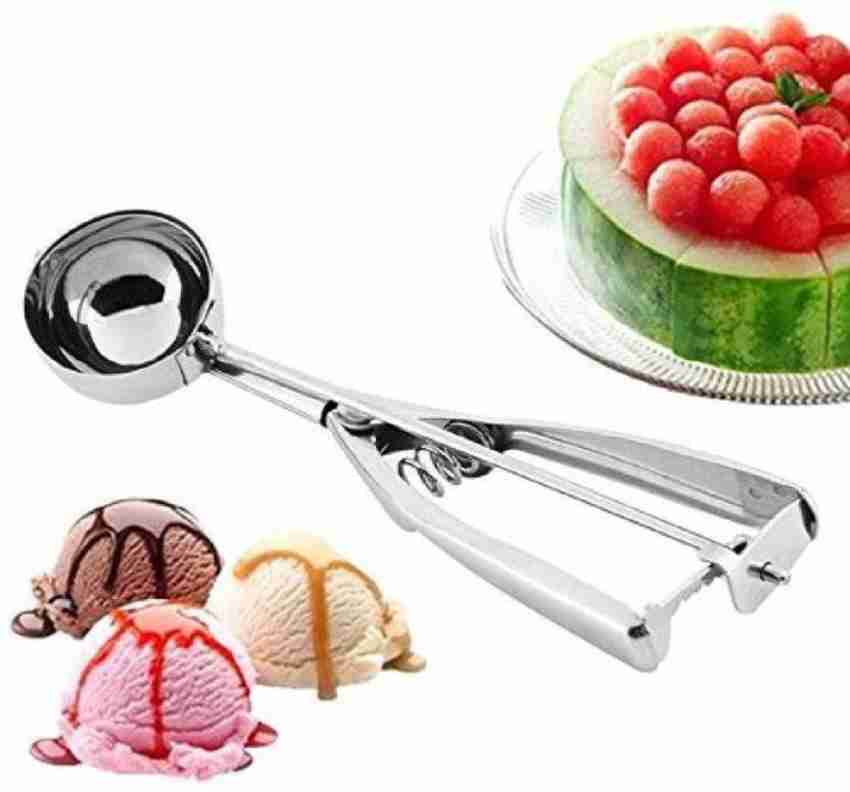 5cm Ice Cream Scoop Stainless Steel Non-Stick Ice Cream Spoon Watermelon  Potatoes Jelly Frozen Yogurt Cookies Decorating Tool