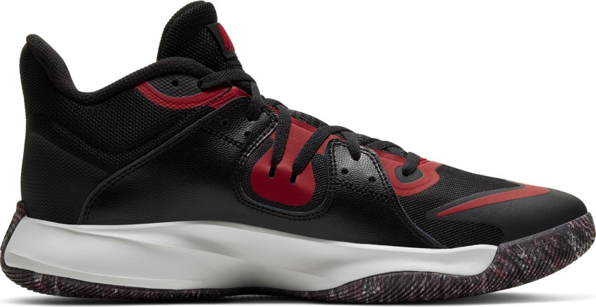 Nike Fly by Mid Black Basketball Shoes