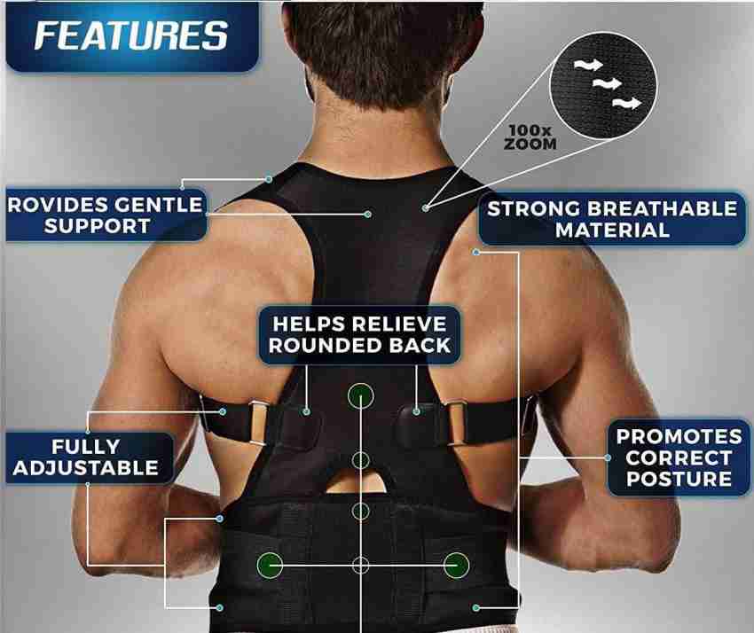 DRHIVE Magnetic Back Posture Corrector Shoulder Belt for Lower and Upper  Back Pain Relief Posture Corrector - Buy DRHIVE Magnetic Back Posture  Corrector Shoulder Belt for Lower and Upper Back Pain Relief