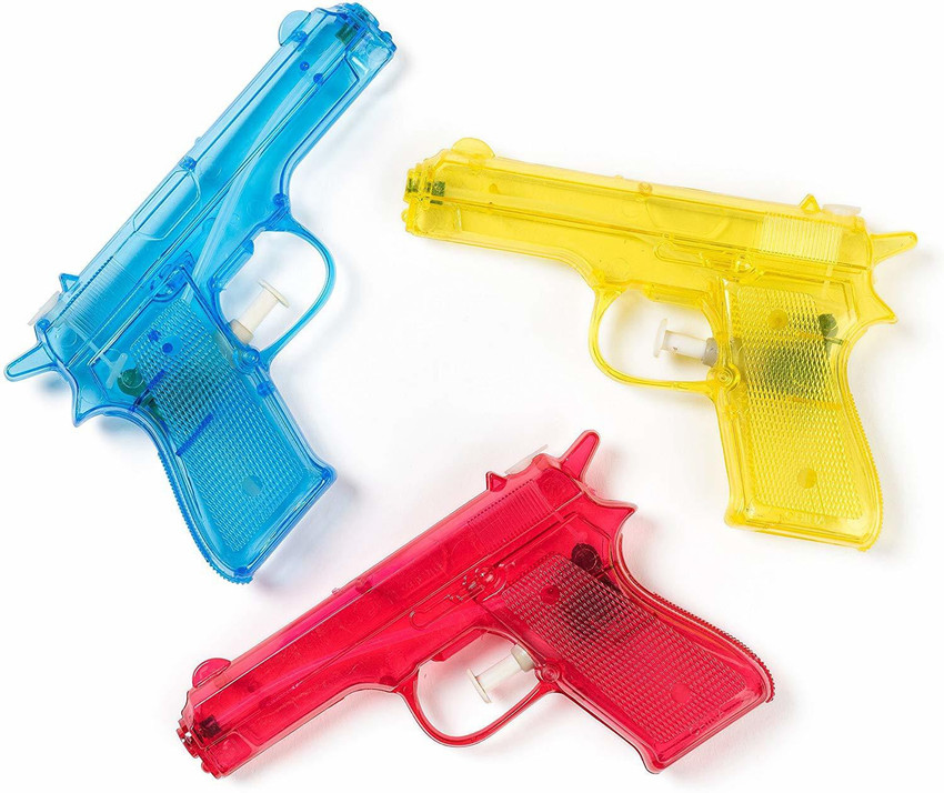 Plastic water shooters deals