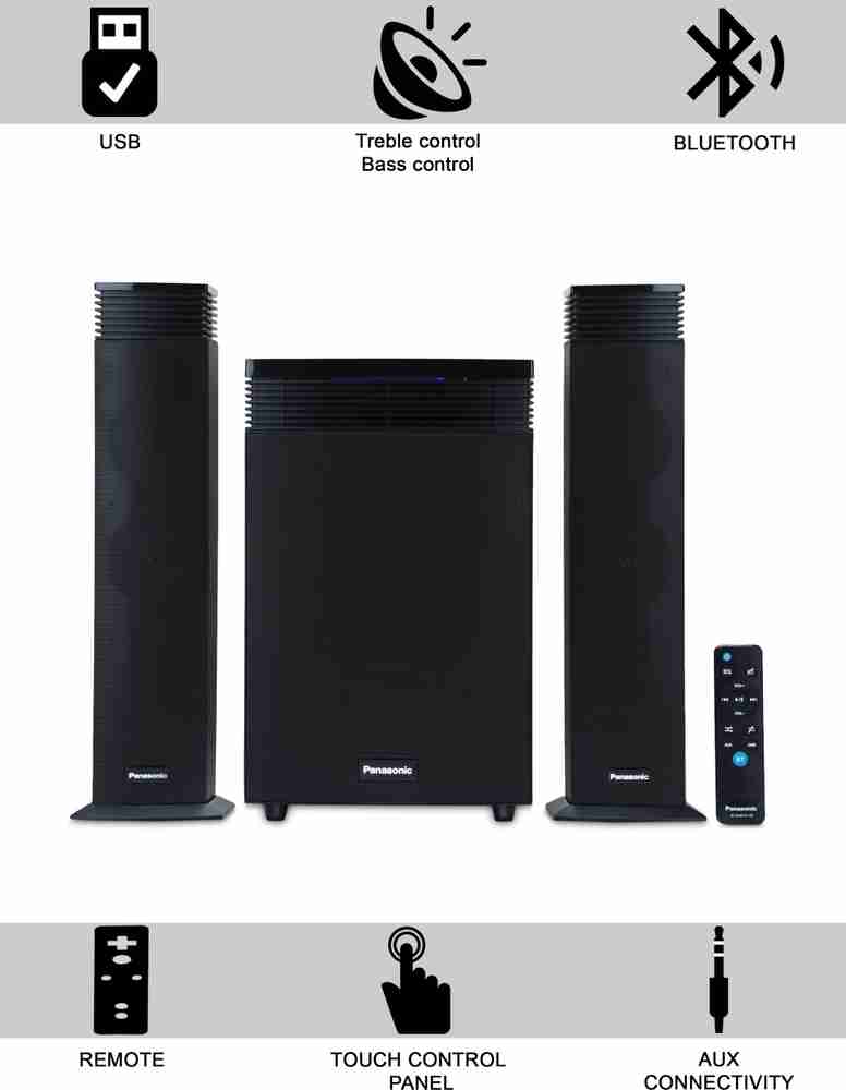 Buy Panasonic SC HT21GW K Stylish 65 W Bluetooth Home Theatre