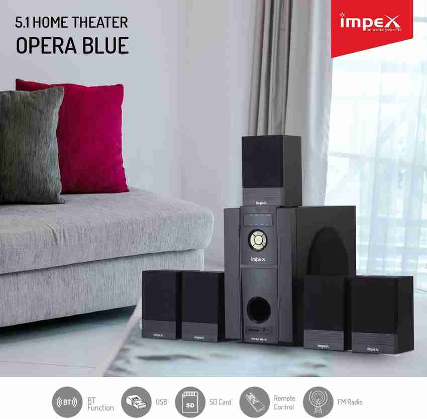 Buy IMPEX 5.1 OPERA BLUE 45 W Portable Bluetooth Home
