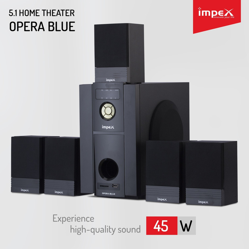 Buy IMPEX 5.1 OPERA BLUE 45 W Portable Bluetooth Home Theatre