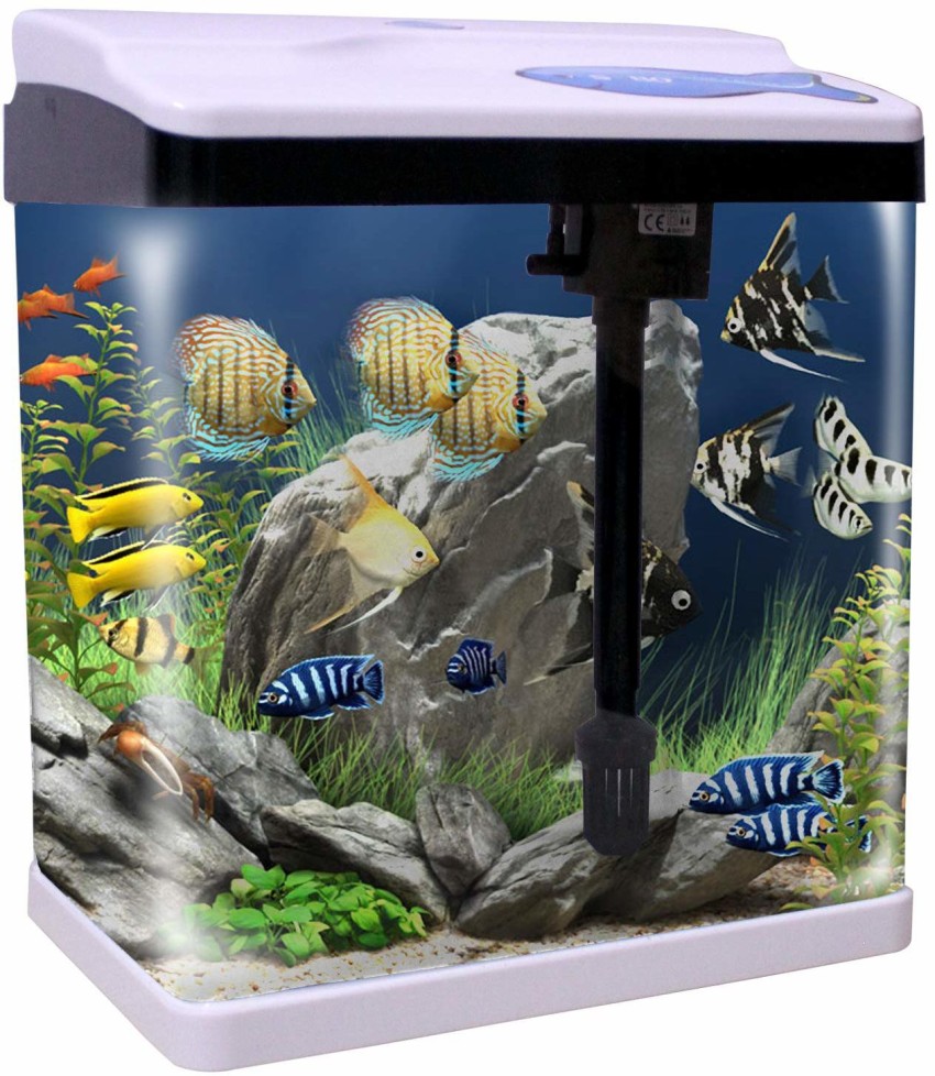 Jainsons Pet Products SOBO-T-730F-WHITE-COMBO Rectangle Aquarium