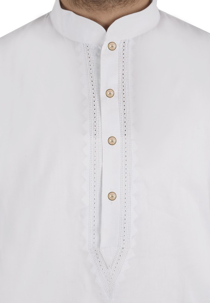 Royal Villa Crafts Kurta Buttons With Half Cutting Pearl And Chain