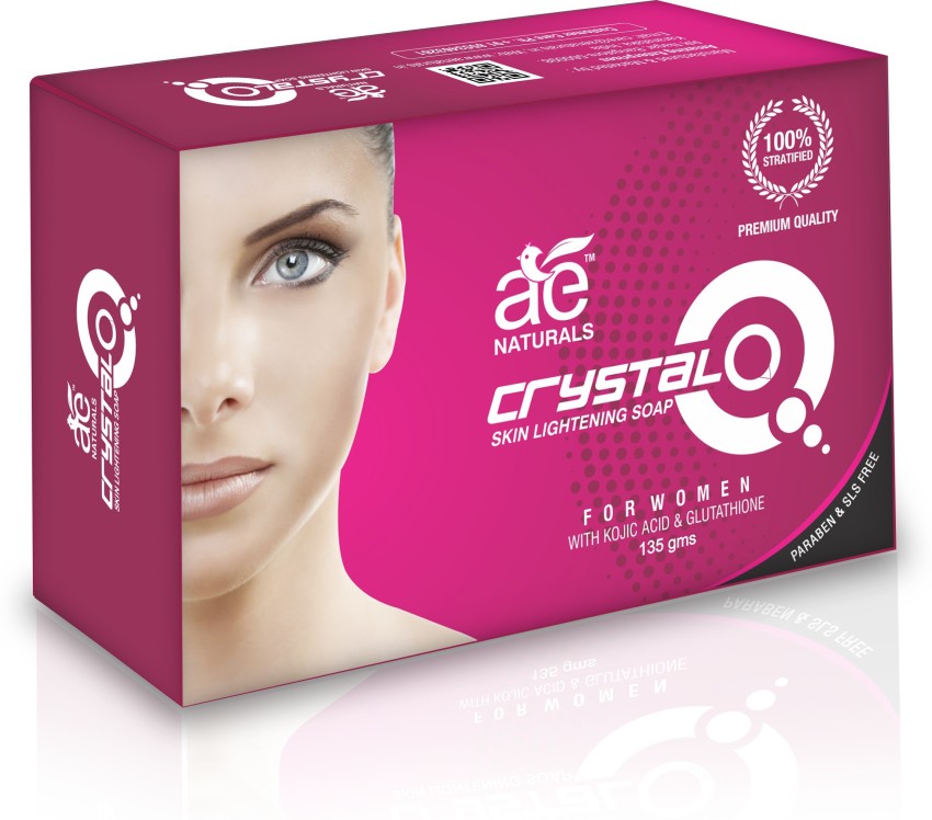 AE Naturals Crystal Q Skin Whitening Soap For Women With Kojic