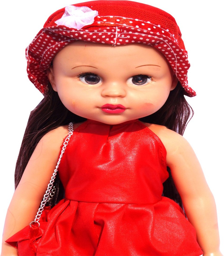 Dream Deals Barbie GLITZ DOLL Red dress Blue Pant red Cap happy