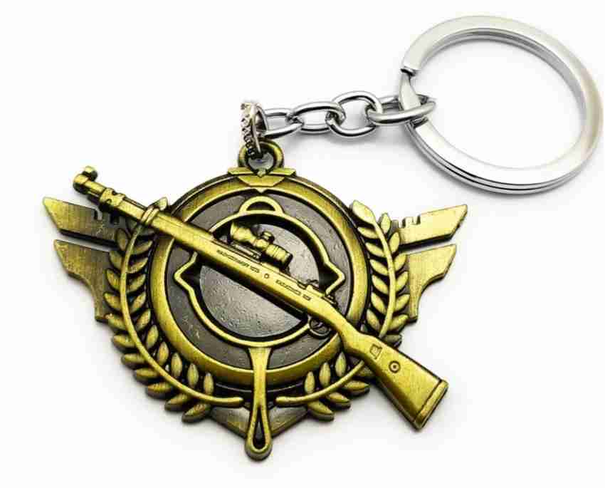 Sharp beak PUBG Keychain GOLD CROWN TAG KAR98K superior quailty