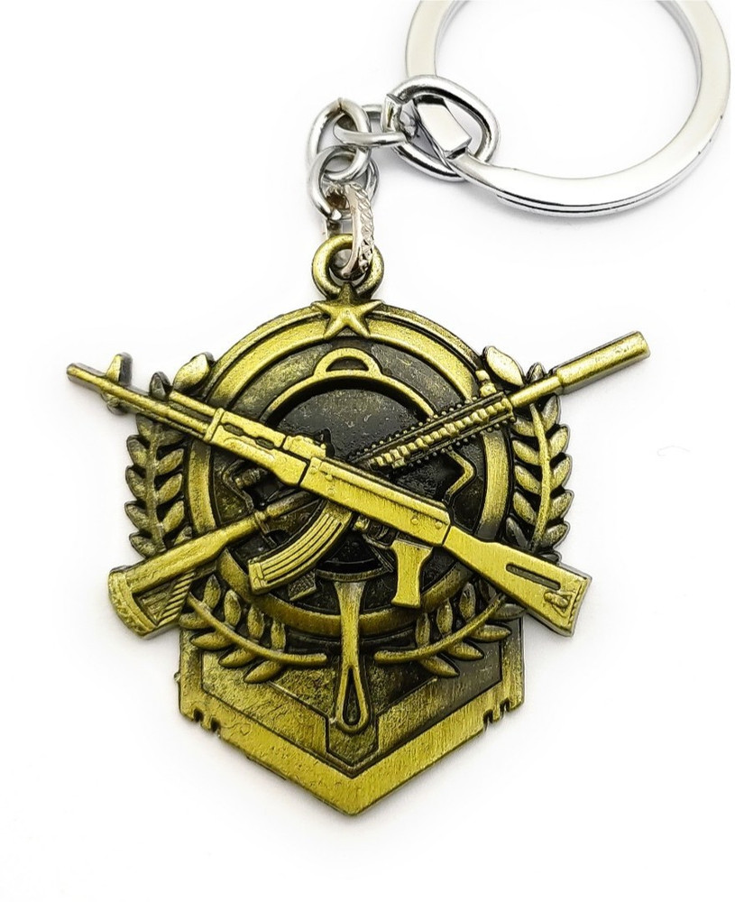 Sharp beak PUBG Keychain GOLD DIAMOND TAG M416 VS AKM superior quailty A1 Metal Key Chain Price in India Buy Sharp beak PUBG Keychain GOLD DIAMOND TAG M416 VS