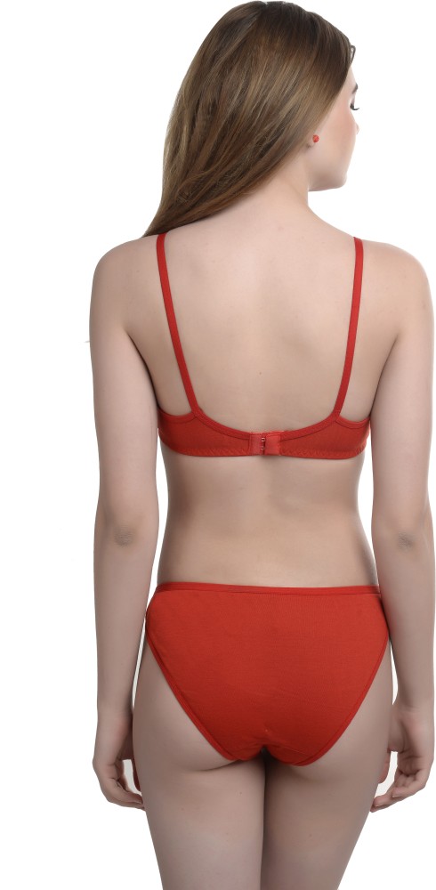 Buy online Red Poly Spandex Bras And Panty Set from lingerie for Women by  Kala Creations for ₹390 at 46% off