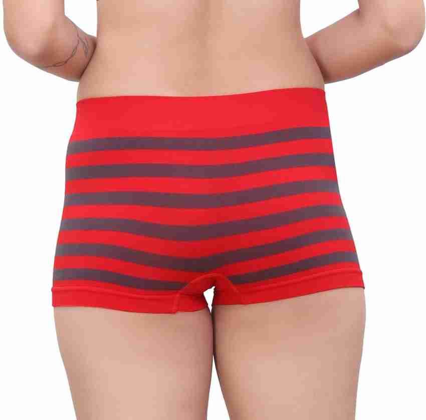Buy Deevaz Women Nylon Spandex Seamless Boyshort Panties, Free Size, Pack  of 4 Multicolour Online In India At Discounted Prices