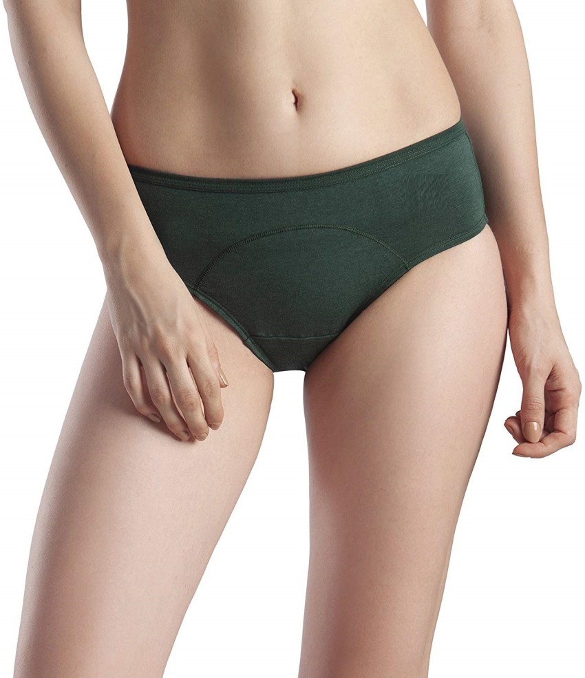 COMFORT LAYER Women Periods Dark Green Panty - Buy COMFORT LAYER Women  Periods Dark Green Panty Online at Best Prices in India
