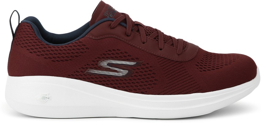 Maroon skechers cheap shoes