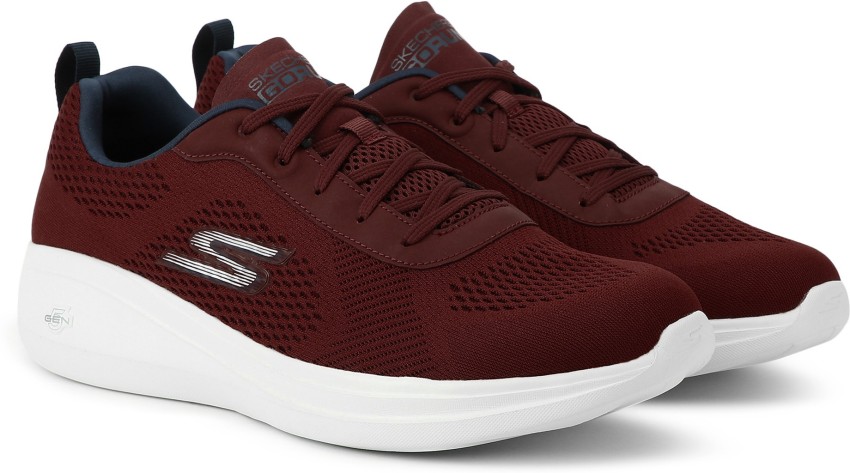 Skechers shop maroon shoes