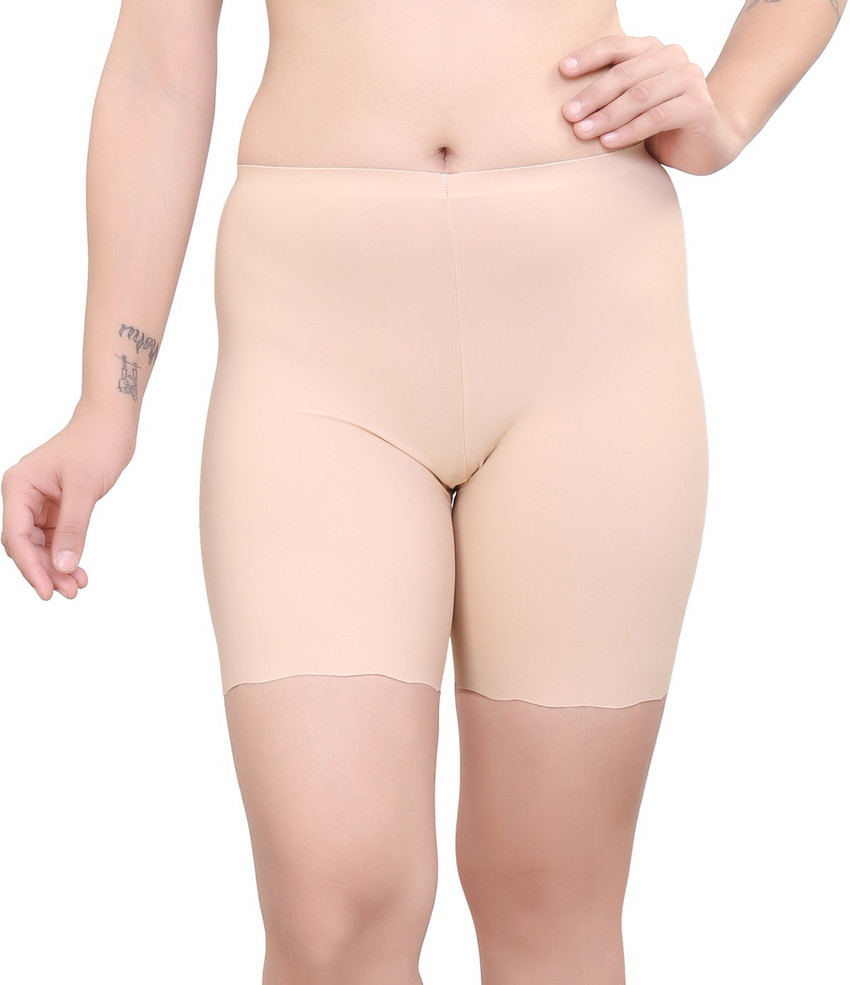 PLUMBURY Solid Women Beige Cycling Shorts Buy PLUMBURY Solid