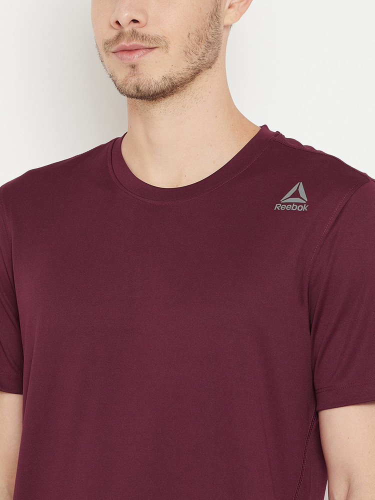 Burgundy reebok shirt new arrivals