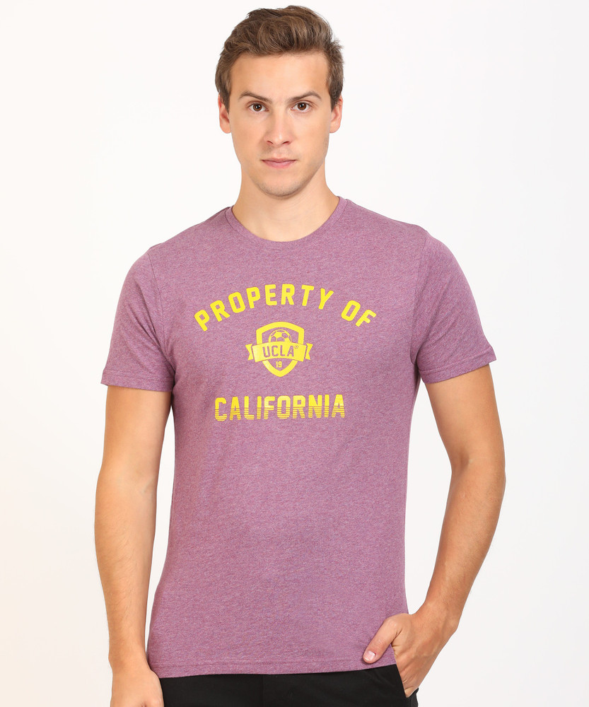 UCLA Printed Men Round Neck Purple T Shirt Buy UCLA Printed Men Round Neck Purple T Shirt Online at Best Prices in India Flipkart