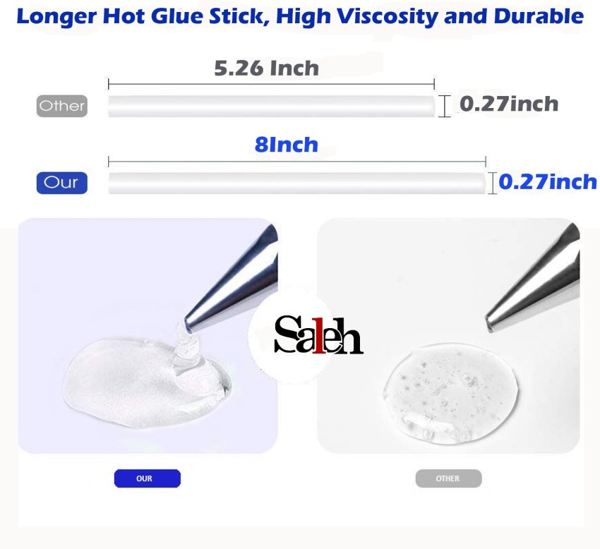 HOTCHPOTCH 15 Pcs Hot Gun Glue Sticks - 8 Inch 215 mm x 11 mm Adhesive  Price in India - Buy HOTCHPOTCH 15 Pcs Hot Gun Glue Sticks - 8 Inch 215 mm  x 11 mm Adhesive online at