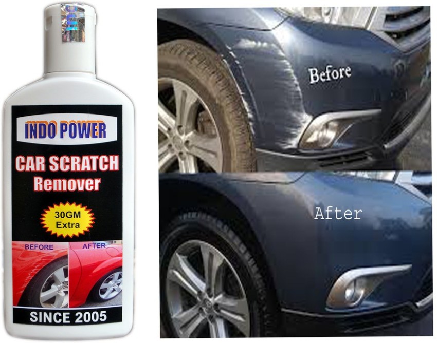 INDOPOWER AA513-CAR Scratch Remover 200gm. All Colour Car & Bike Scratch  Remover Advanced Formula Rubbing Compound (Not for Dent & Deep Scratches).