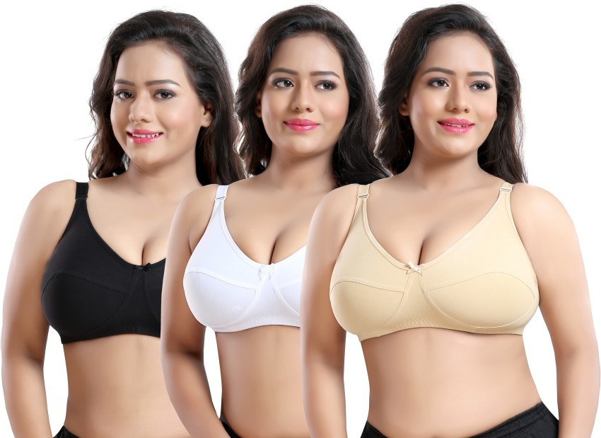Buy online Black Cotton Regular Bra from lingerie for Women by Prettycat  for ₹330 at 70% off