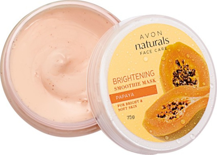 AVON papaya whitening smoothies face mask