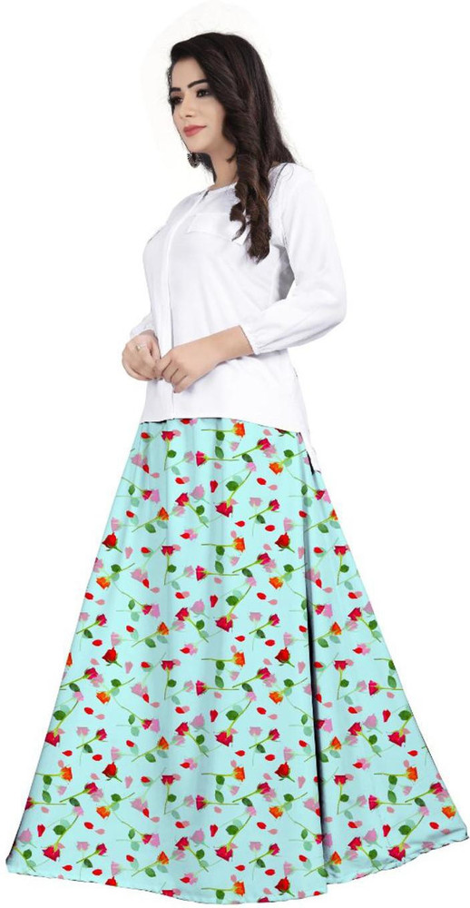 r k trends Women Ethnic Top Skirt Set Buy r k trends Women