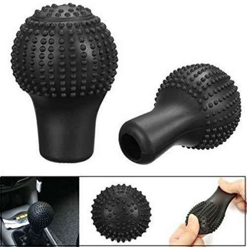 Inspire Dmax Silicon Soft Gear Knob Cover Round (Black) For Toyota