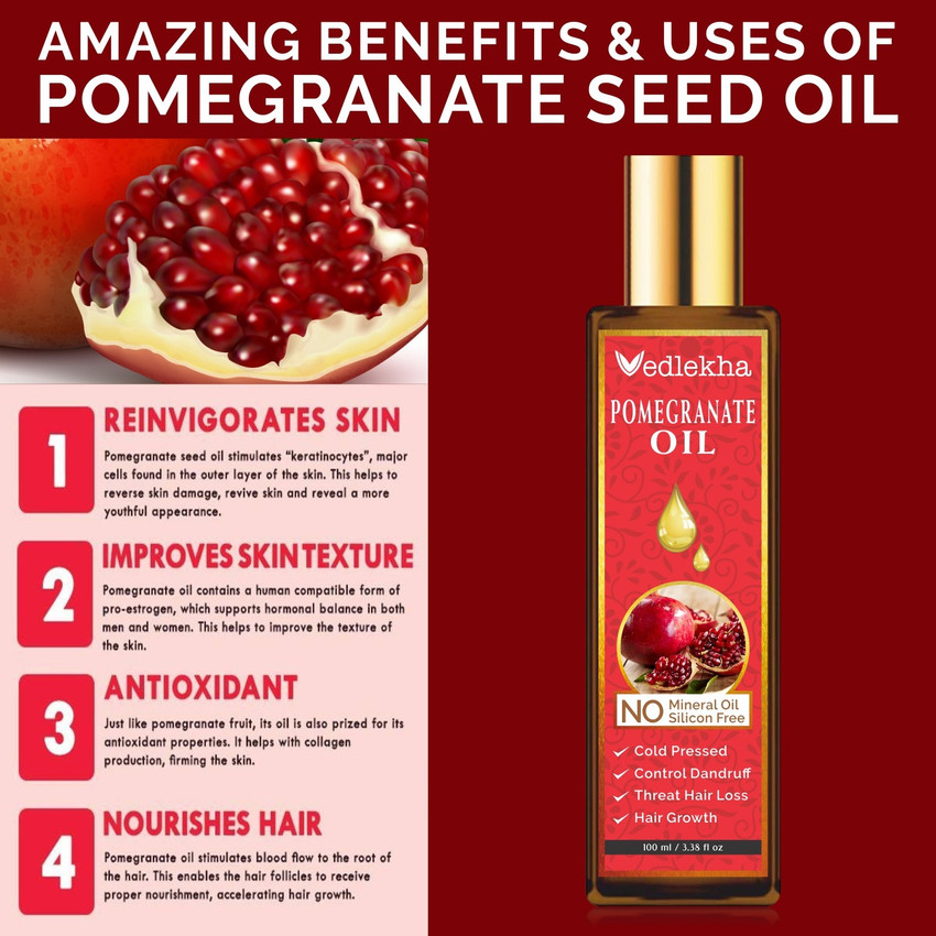 Pomegranate benefits deals for hair