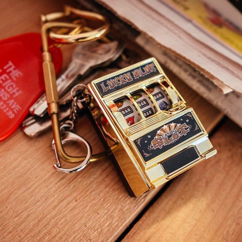 Keychain Toy Fruit Machine Slot Machine, Pendant Accessories