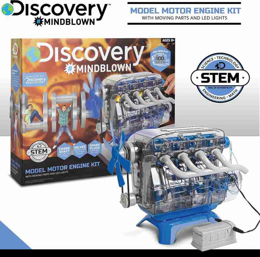 Discovery™ #Mindblown Model Engine Kit, with Moving Motor Parts