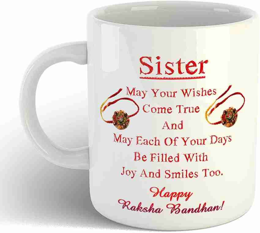 Buy Giftnotch, Cute Gifts for Girls, Coffee Mug for Rakhi, Best Sister  Mug