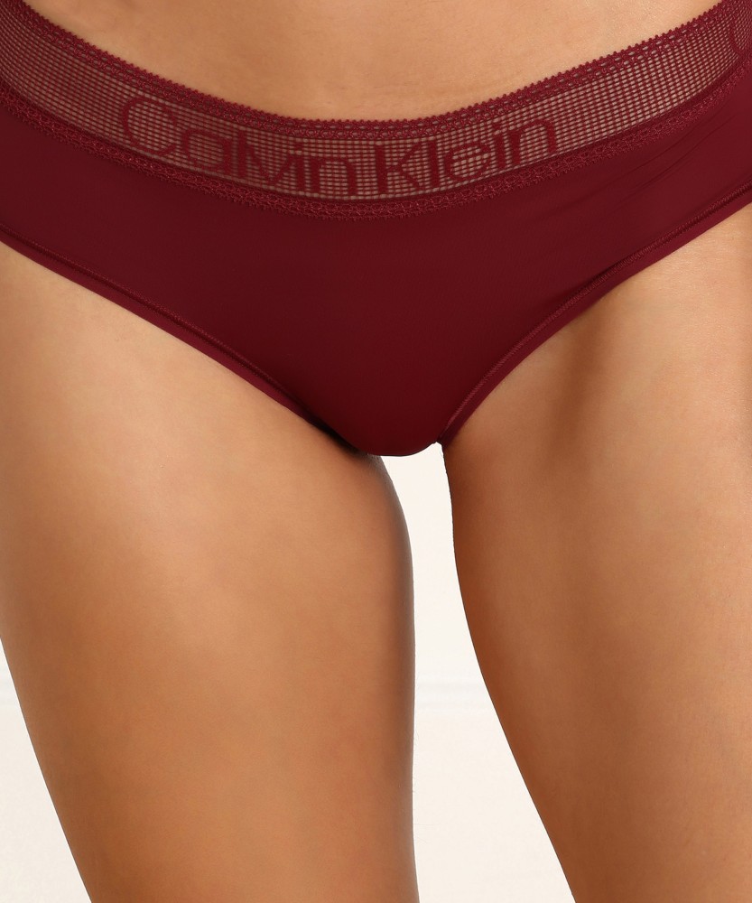 Women's Cotton Compatible with Comfort Hipster Underwear Auden Size XS  Burgundy
