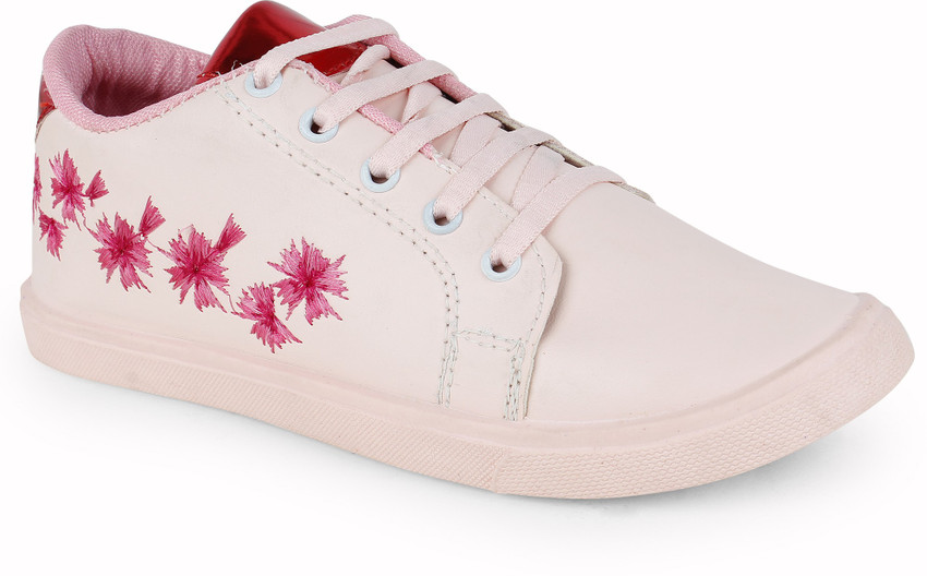 Creattoes Girls Stylish Floral Design Sneakers For Women Buy