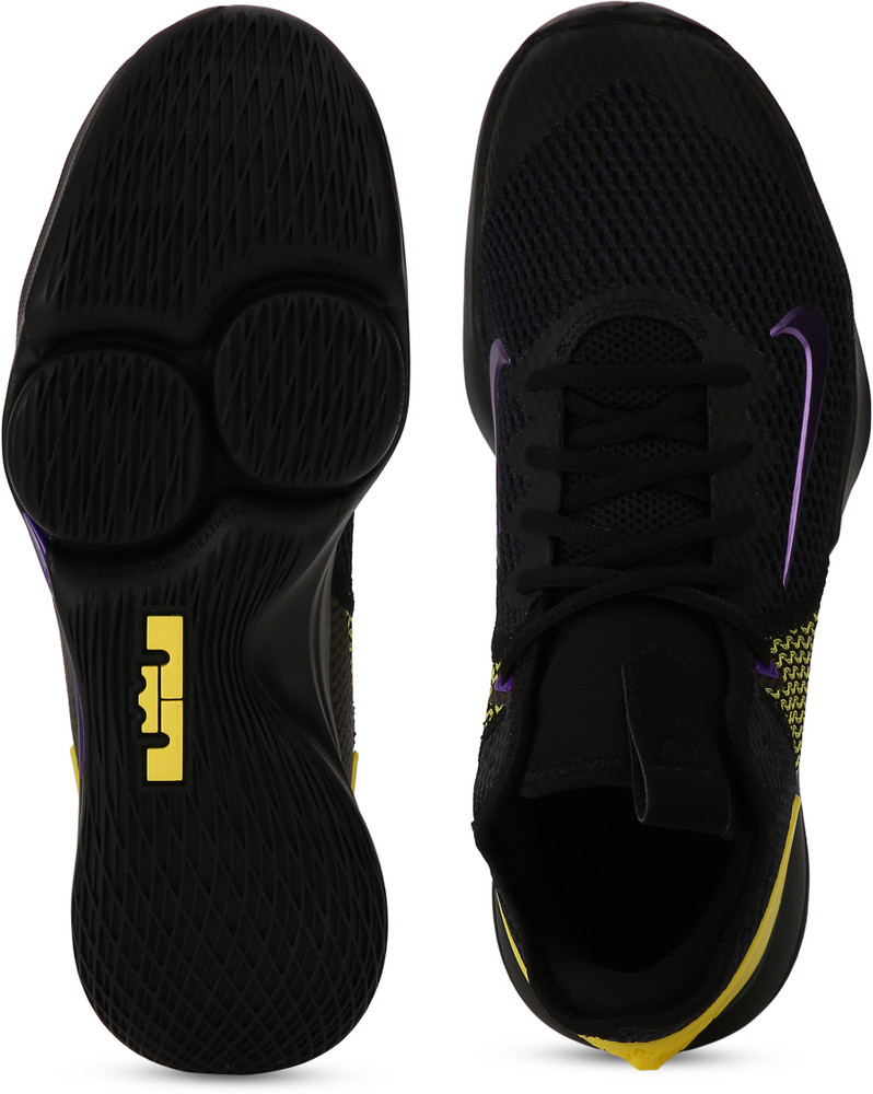 lebron witness 4 black voltage purple