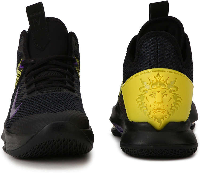 lebron witness 4 black voltage purple