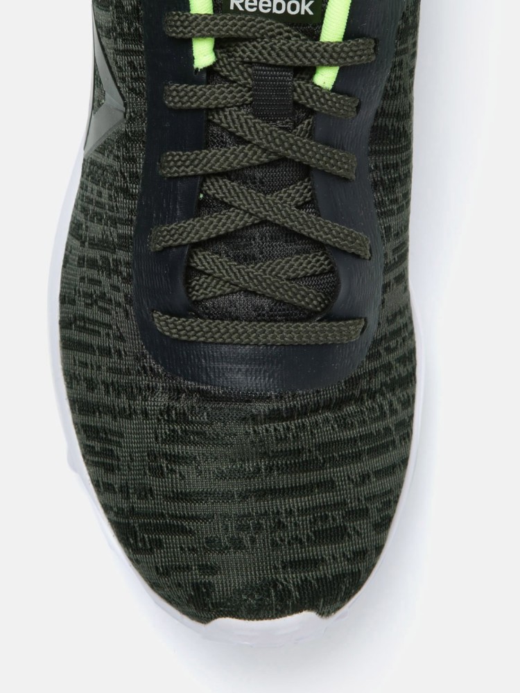 Olive green sales reebok shoes