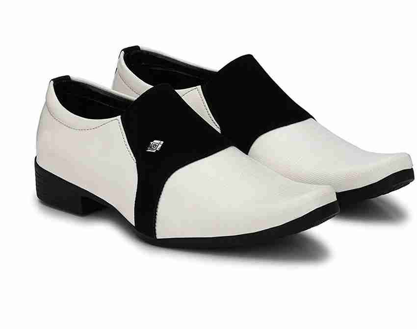 Englewood Men s White Black Shoes Formal Dress Casual Shoes