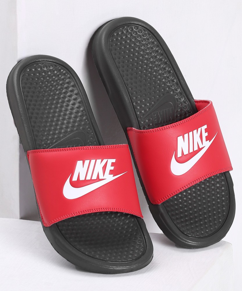 Nike benassi hotsell jdi slides red