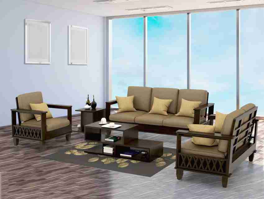 Solid Oak Living Room Furniture Sets | Baci Living Room