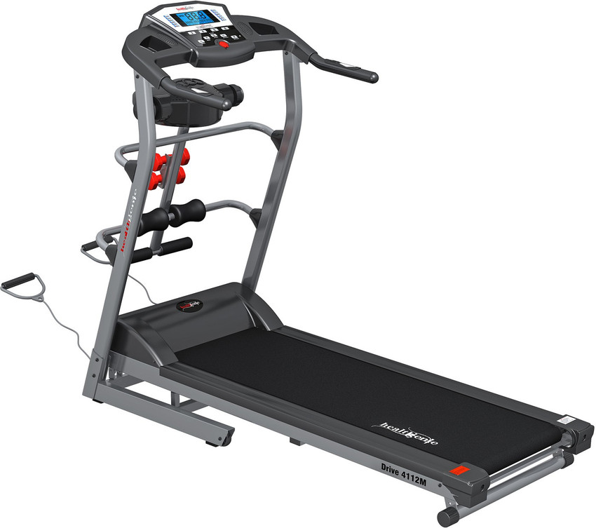Healthgenie 6in1 Motorized Treadmill 4112M 2HP 4 HP at Peak with Massager Max Speed 14 Kmph Treadmill Buy Healthgenie 6in1 Motorized Treadmill 4112M 2HP 4 HP at Peak with Massager Max