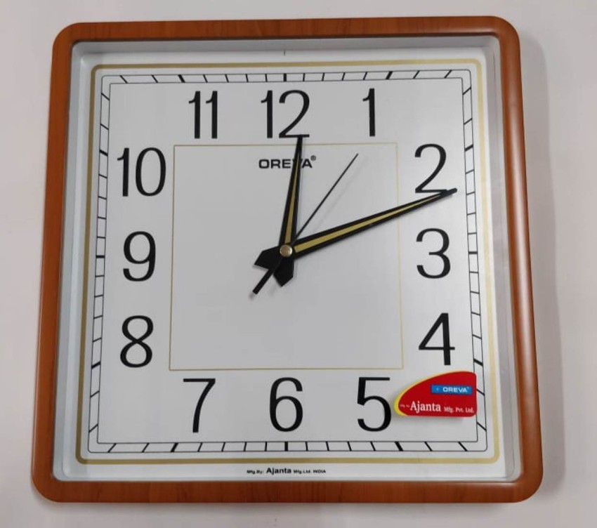 OREVA Analog 3 cm X 31 cm Wall Clock Price in India - Buy OREVA Analog 3 cm  X 31 cm Wall Clock online at