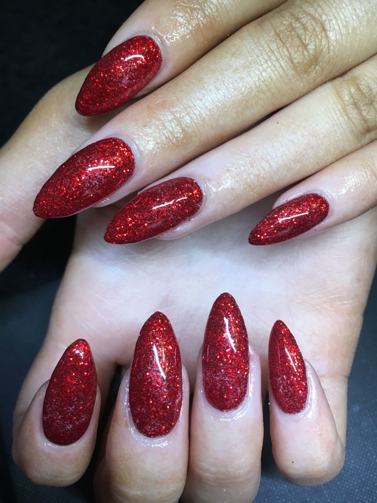 A 1 Top False Nails Quick Stick Nail Art Golden Color Glitter With Glue Red   Price in India Buy A 1 Top False Nails Quick Stick Nail Art Golden Color  Glitter