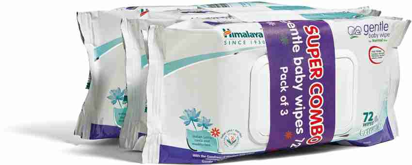 Himalaya gentle baby wipes 2025 72 count pack of 3