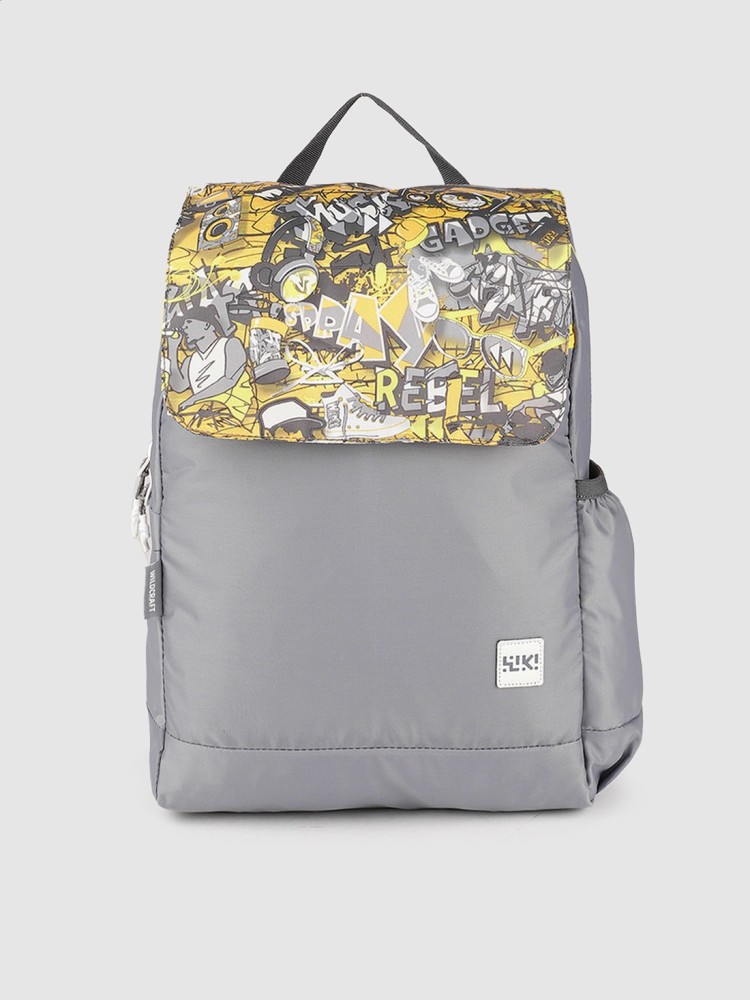 Wildcraft Women Graphic Backpack 23 L Laptop Backpack Grey