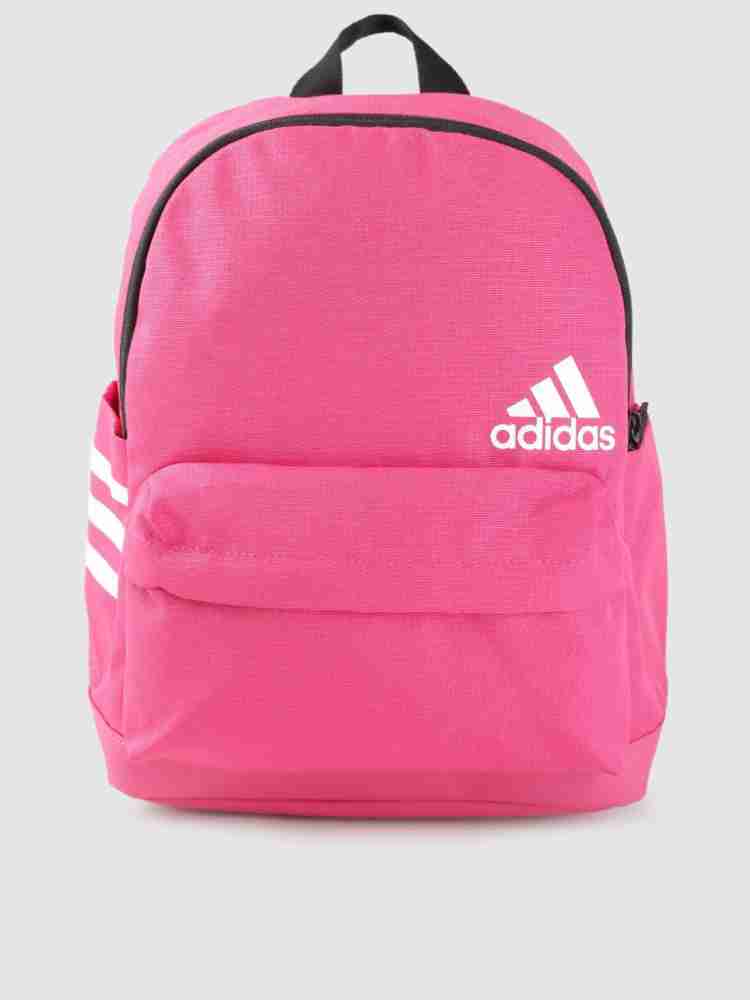 ADIDAS Women Solid Small Backpack 23 L Backpack Pink Price in India Flipkart