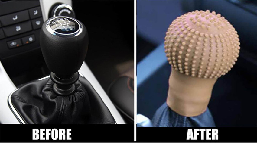 Pious Gear Shift Knob Cover Beige For Sonata Embera GSCBGE6809