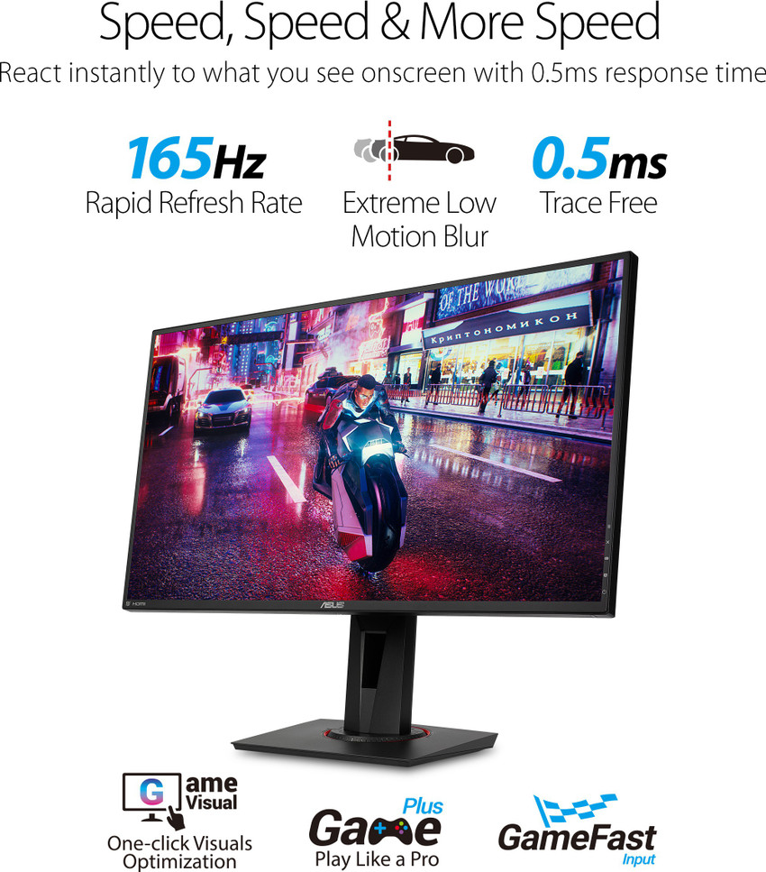 ASUS 27 inch Full HD LED Backlit TN Panel Gaming Monitor VG278QR