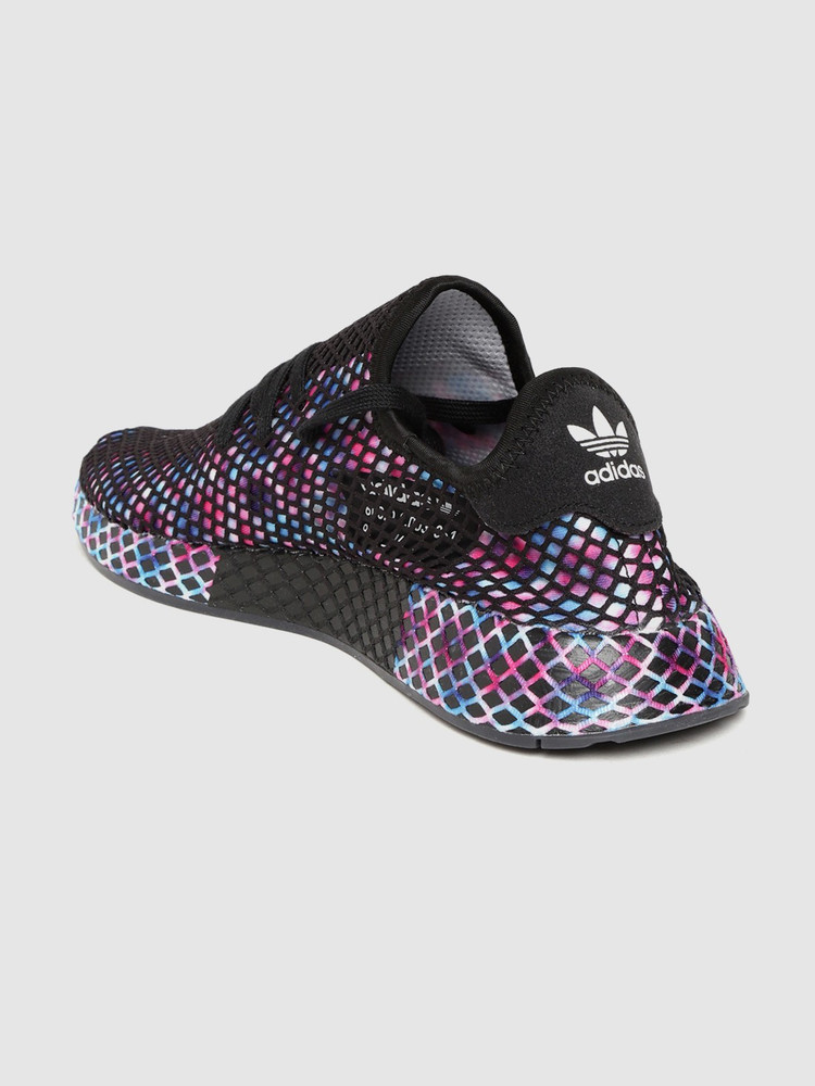ADIDAS ORIGINALS Originals Men Black Pink Woven Design Deerupt Running Shoes Running Shoes For Men Buy ADIDAS ORIGINALS Originals Men Black Pink Woven Design Deerupt Running Shoes Running Shoes For Me...